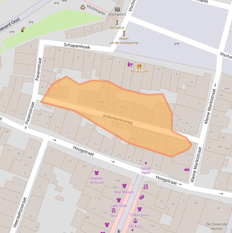 Kaart van postcodegebied 3841BP.