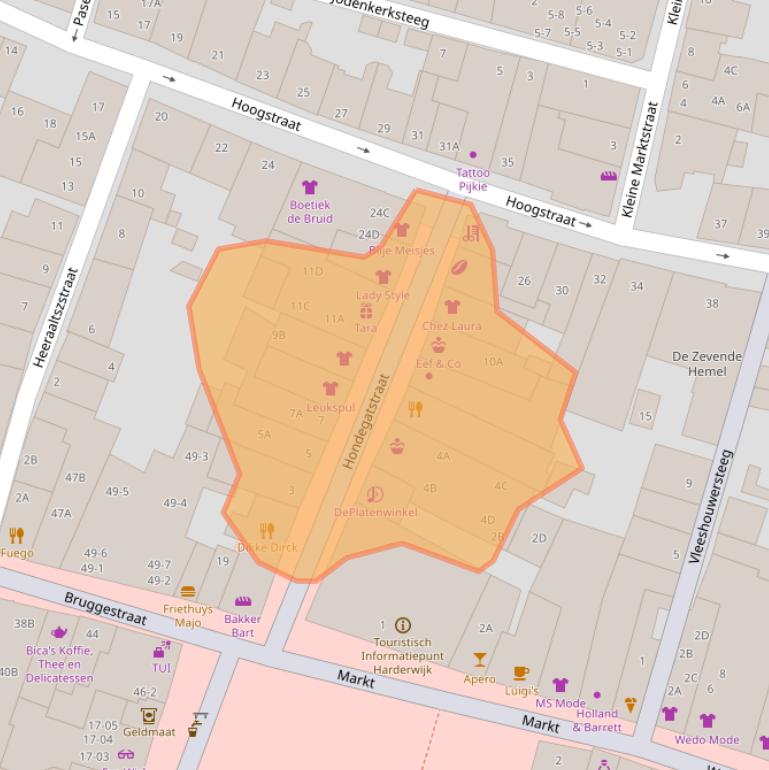 Kaart van postcodegebied 3841CG.