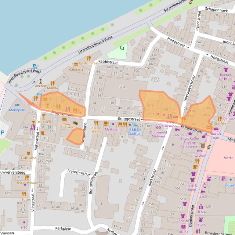 Kaart van postcodegebied 3841CM.