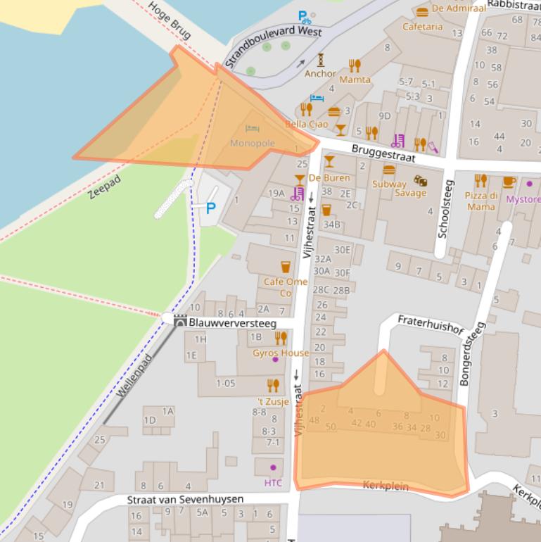 Kaart van postcodegebied 3841CT.