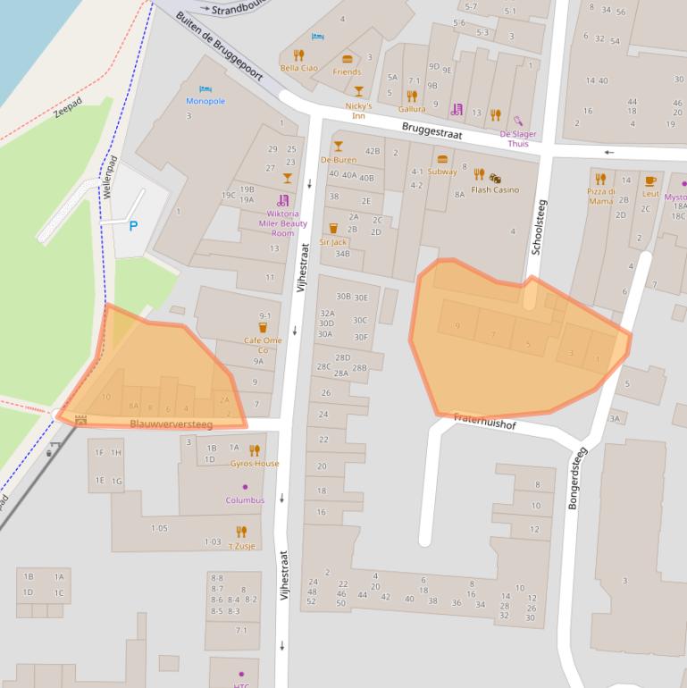 Kaart van postcodegebied 3841CX.