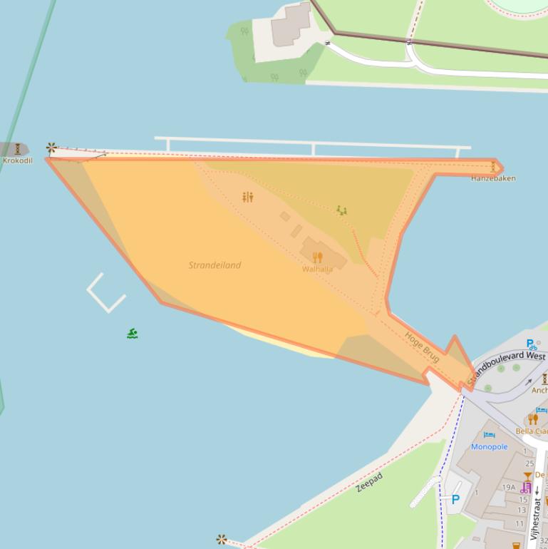 Kaart van postcodegebied 3841DZ.