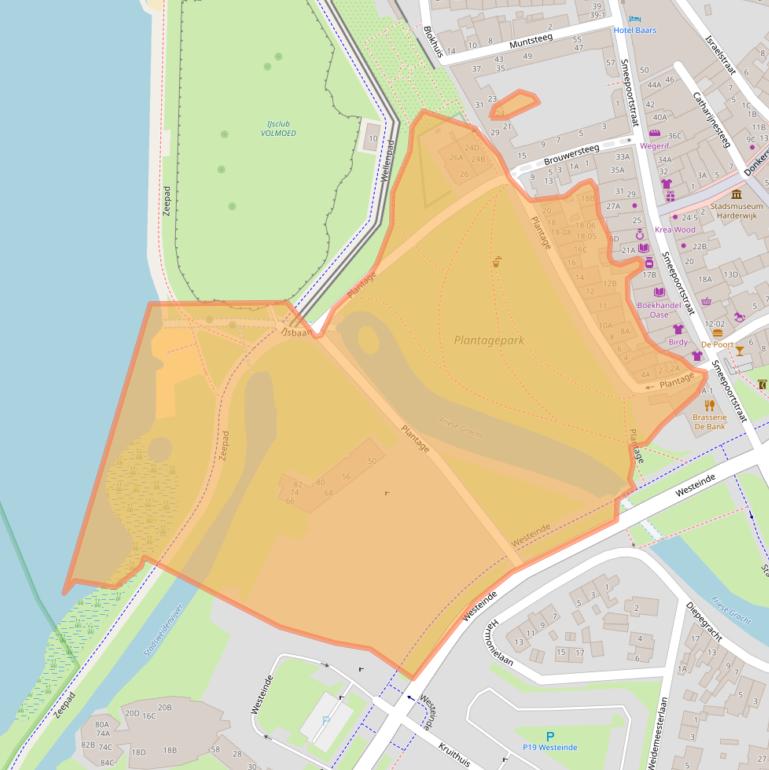 Kaart van postcodegebied 3841EL.