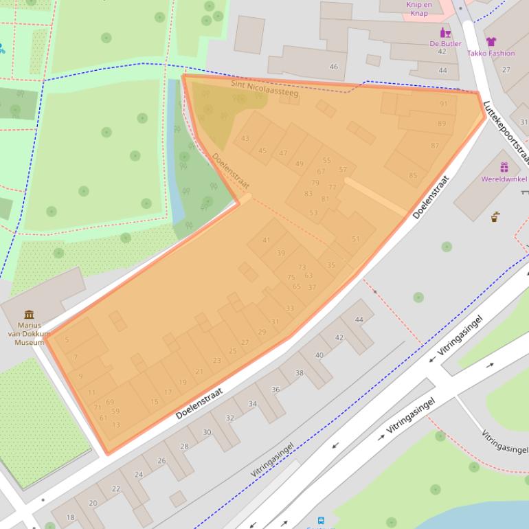 Kaart van postcodegebied 3841EP.