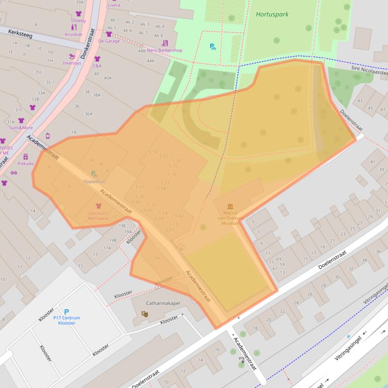 Kaart van postcodegebied 3841ES.