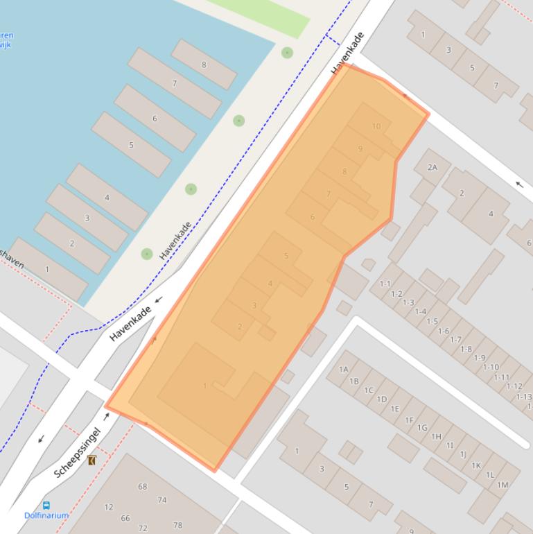 Kaart van postcodegebied 3841JG.