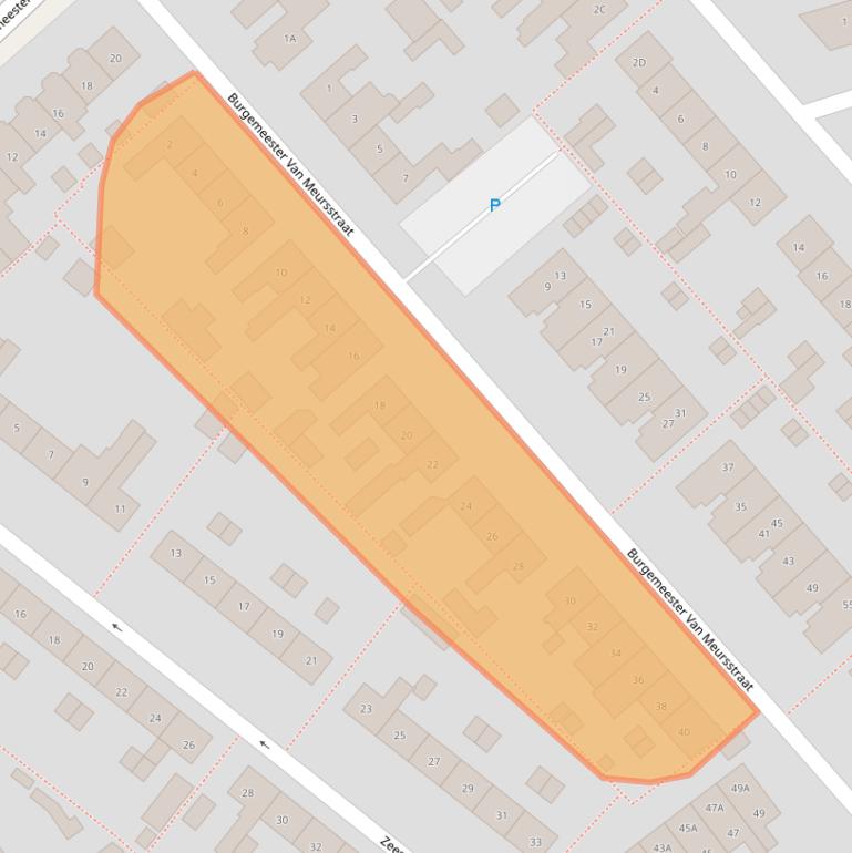 Kaart van postcodegebied 3841JT.