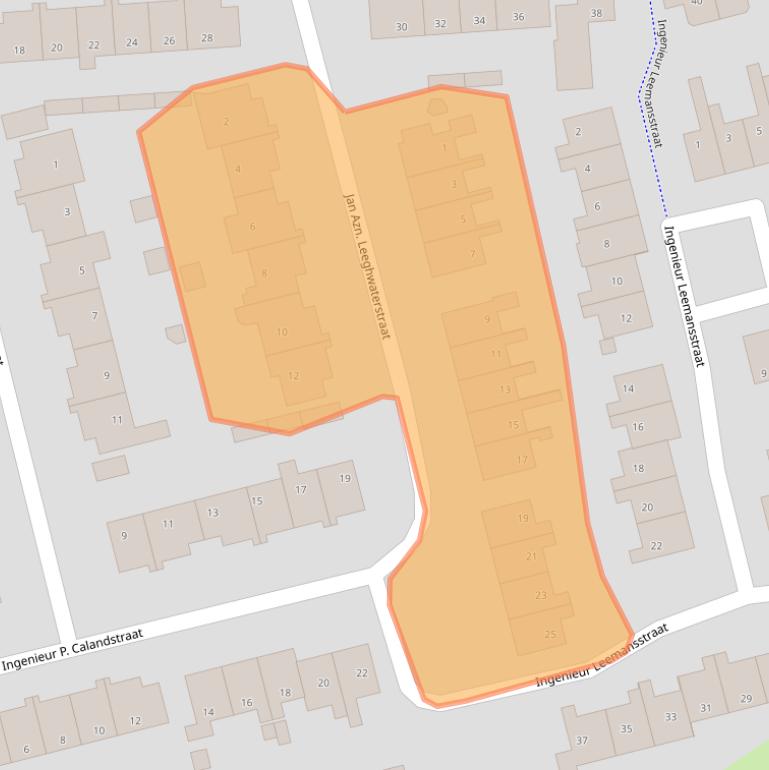 Kaart van postcodegebied 3841KC.