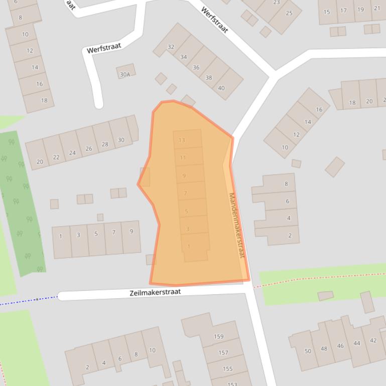 Kaart van postcodegebied 3841VB.