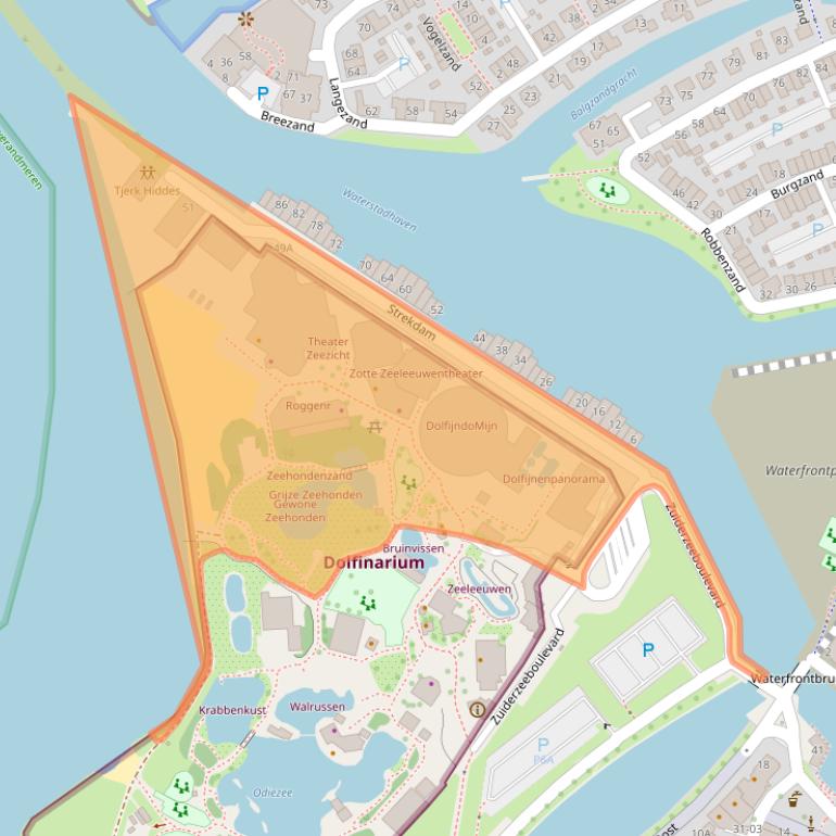 Kaart van postcodegebied 3841WD.