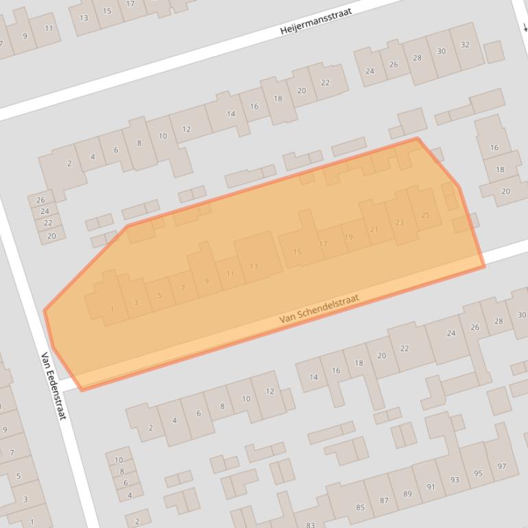 Kaart van postcodegebied 3842AP.
