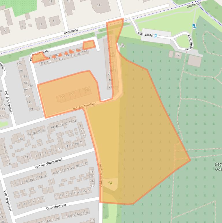 Kaart van postcodegebied 3842BG.