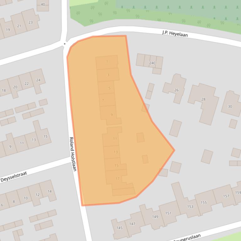 Kaart van postcodegebied 3842BN.