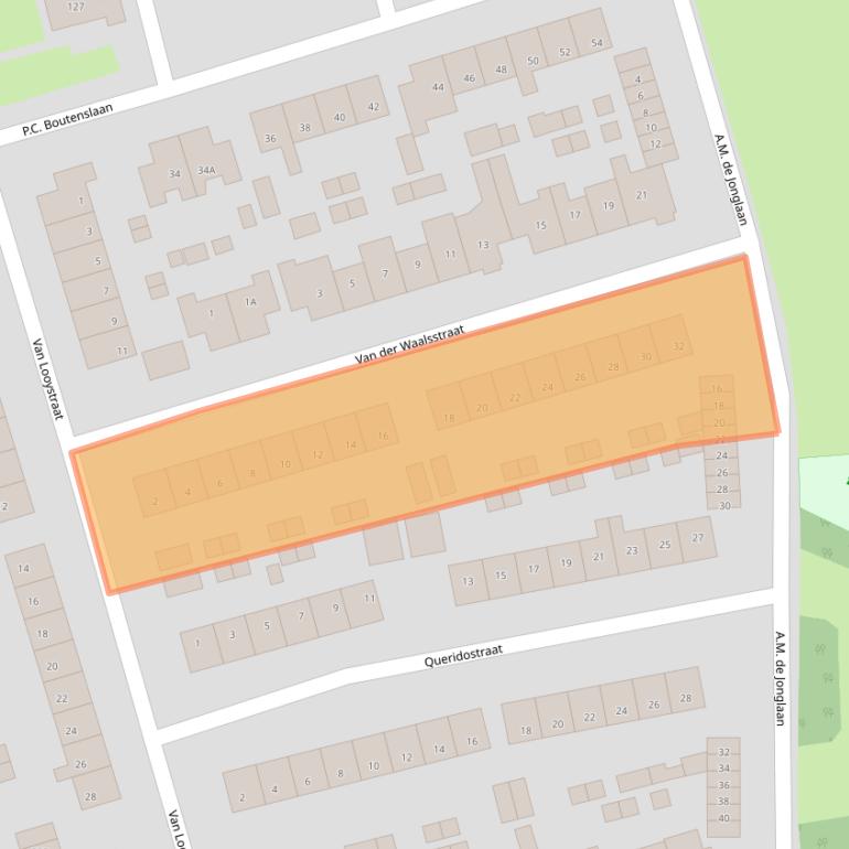 Kaart van postcodegebied 3842CC.