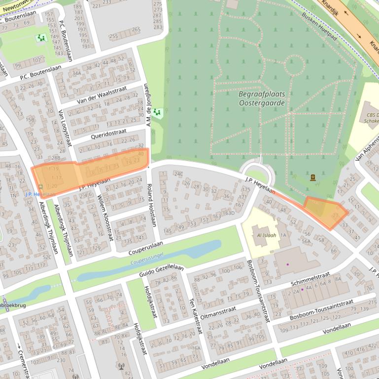Kaart van postcodegebied 3842CH.