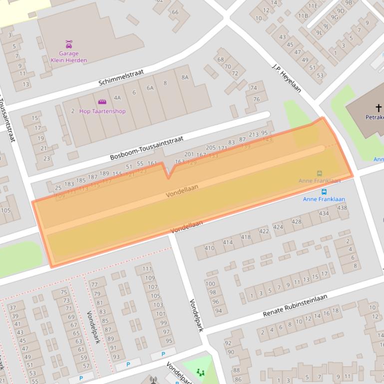 Kaart van postcodegebied 3842ED.