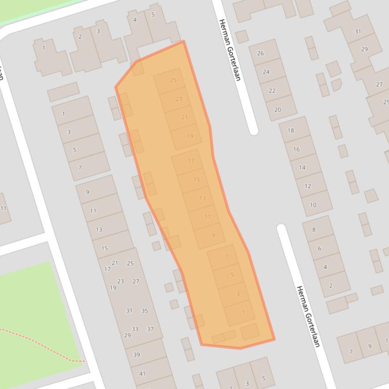 Kaart van postcodegebied 3842HL.