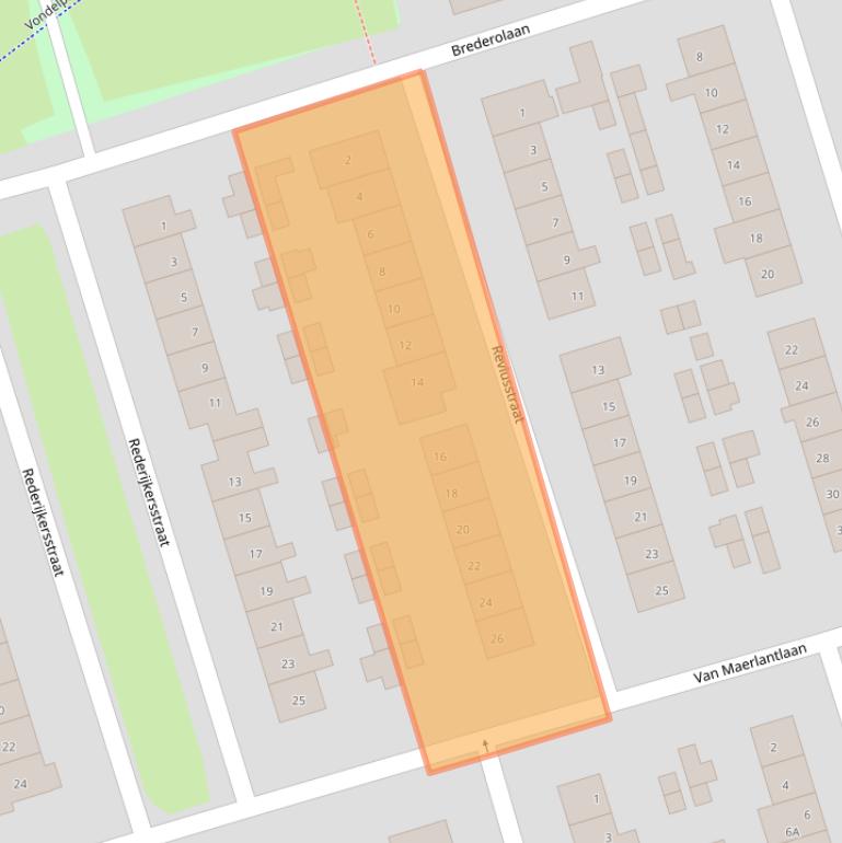 Kaart van postcodegebied 3842JW.