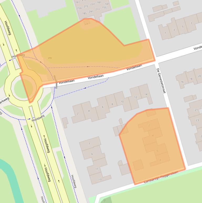 Kaart van postcodegebied 3842XB.