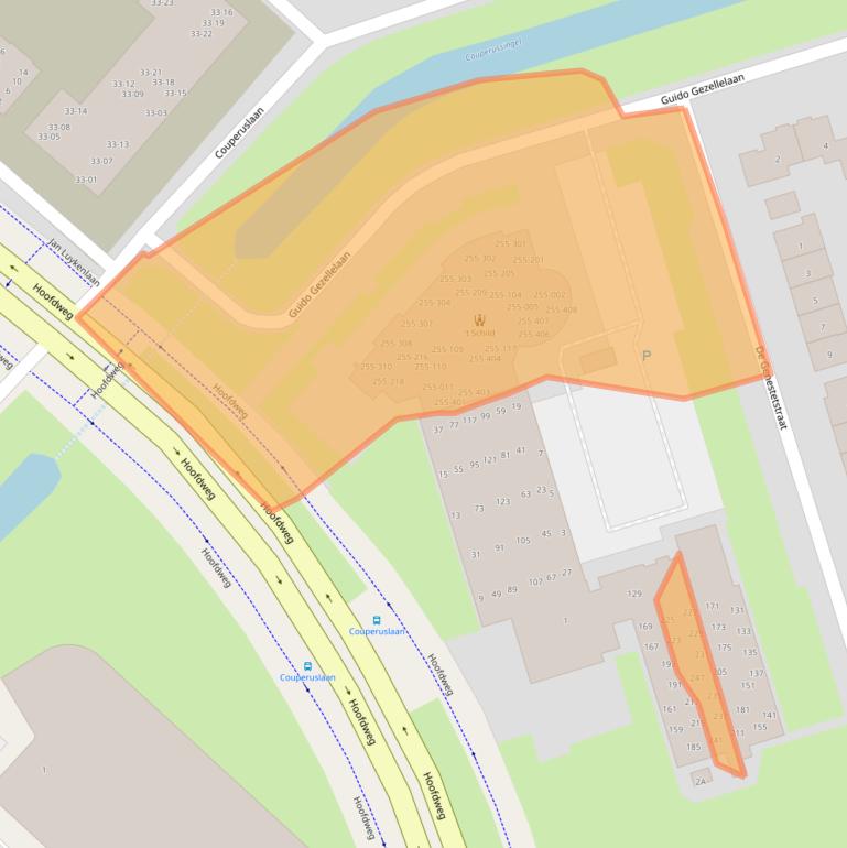 Kaart van postcodegebied 3842XK.