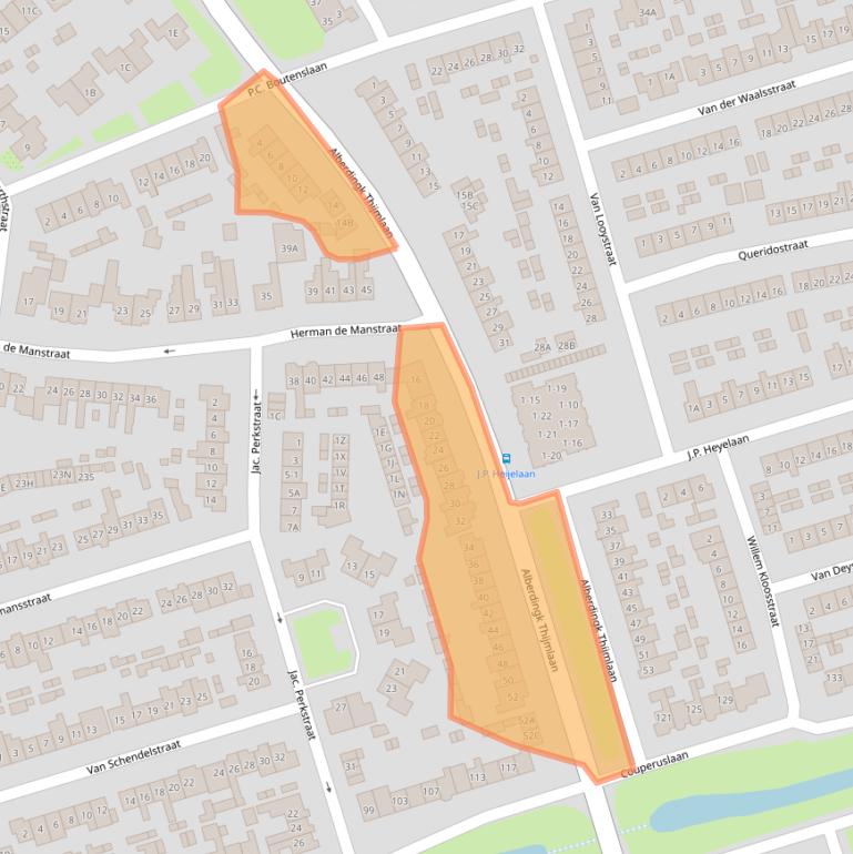 Kaart van postcodegebied 3842ZC.