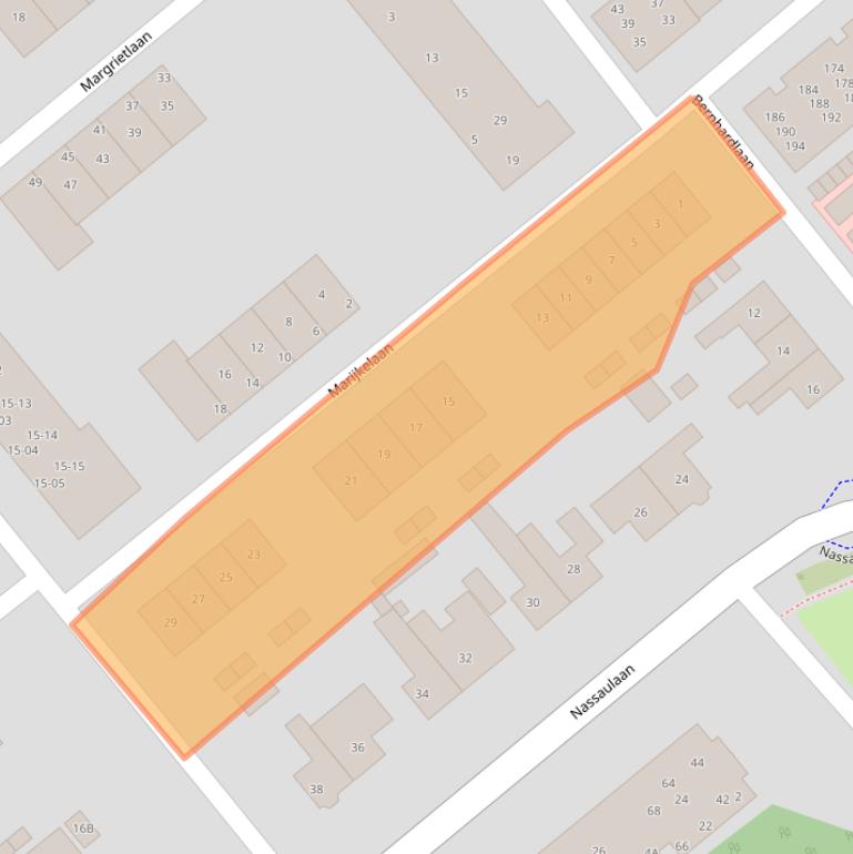 Kaart van postcodegebied 3843CD.