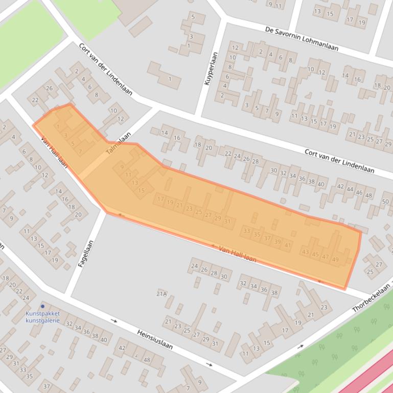 Kaart van postcodegebied 3843WP.