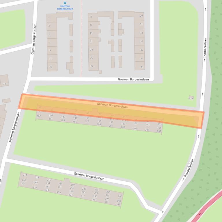 Kaart van postcodegebied 3843XB.