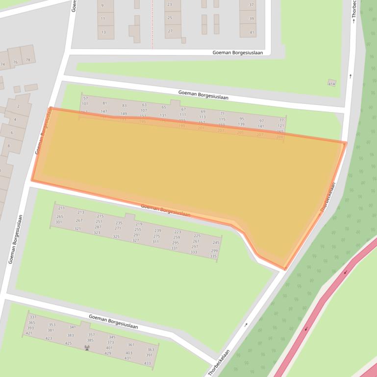 Kaart van postcodegebied 3843XE.