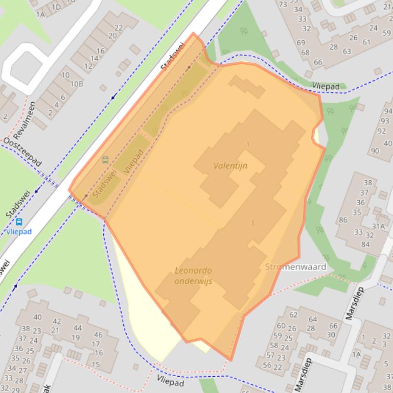 Kaart van postcodegebied 3844EL.