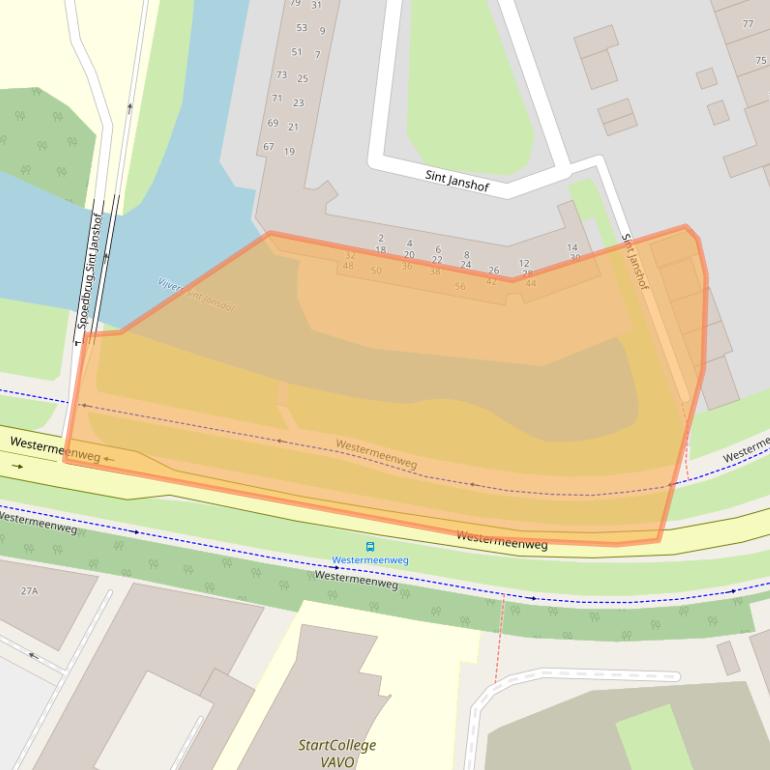 Kaart van postcodegebied 3844GJ.