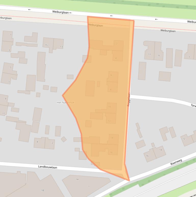 Kaart van postcodegebied 3844KW.