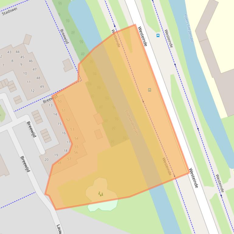 Kaart van postcodegebied 3844MN.
