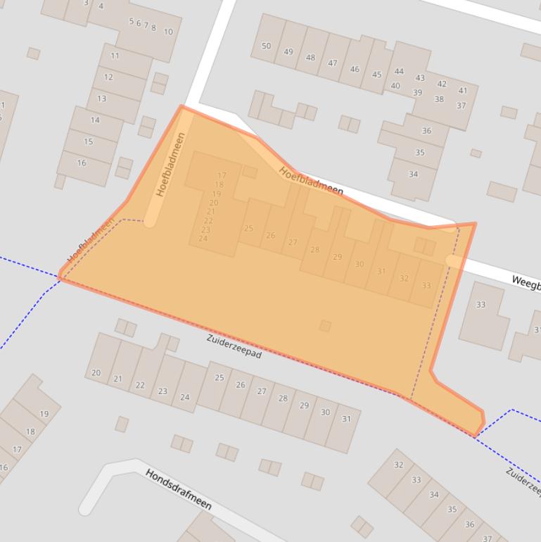 Kaart van postcodegebied 3844VM.