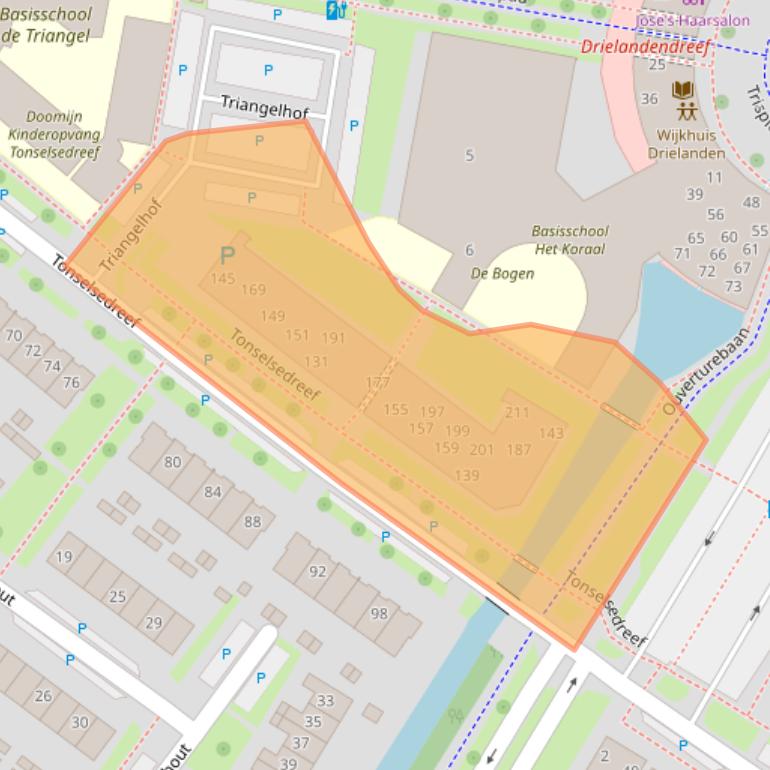 Kaart van postcodegebied 3845DM.