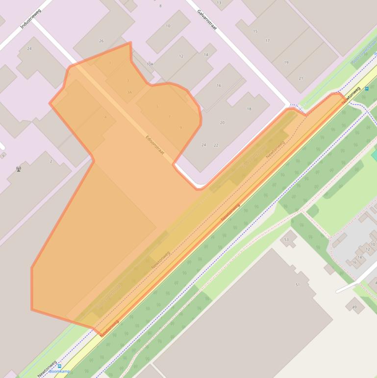 Kaart van postcodegebied 3846AS.