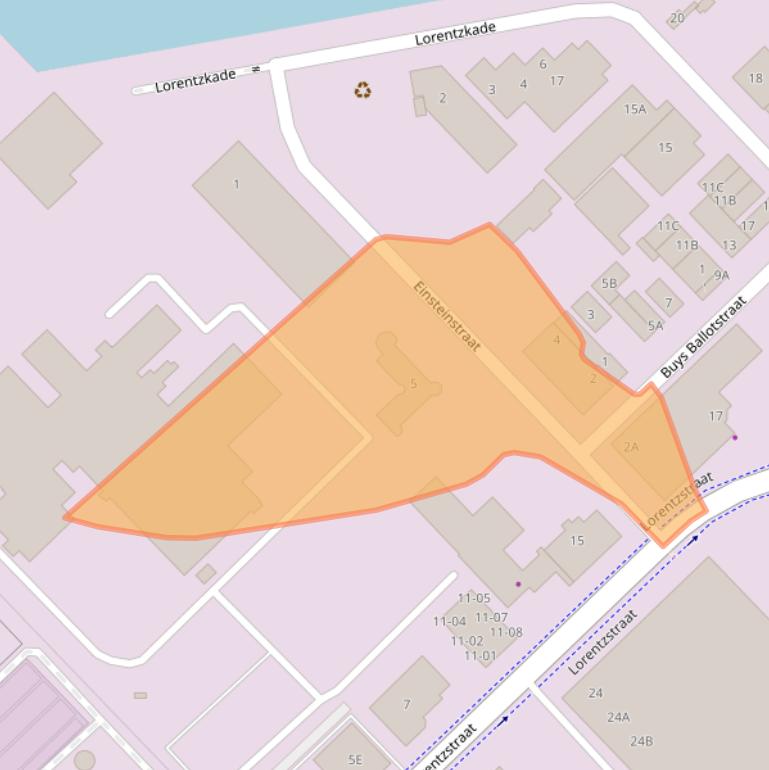 Kaart van postcodegebied 3846BH.