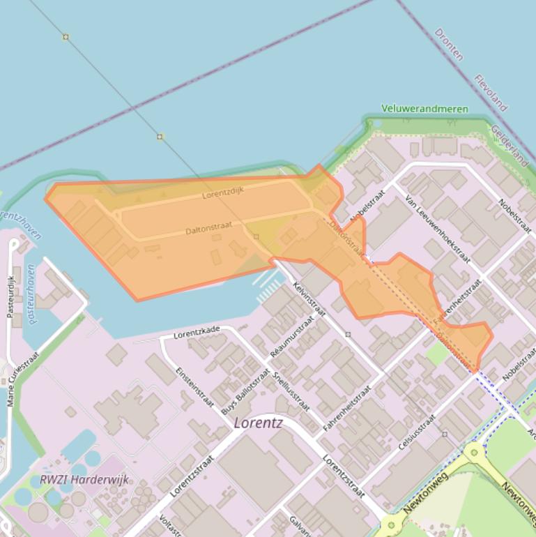 Kaart van postcodegebied 3846BX.