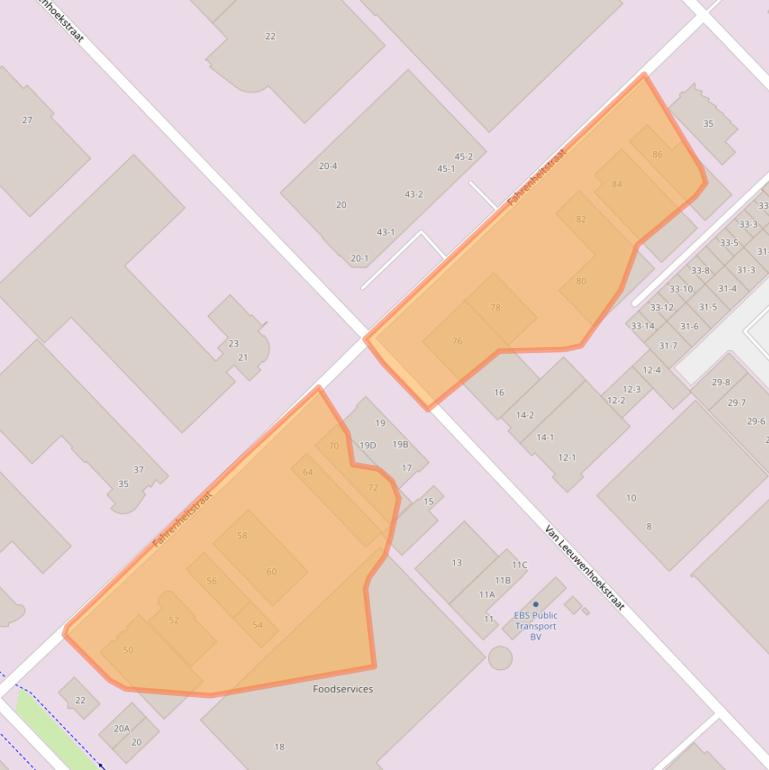 Kaart van postcodegebied 3846CD.