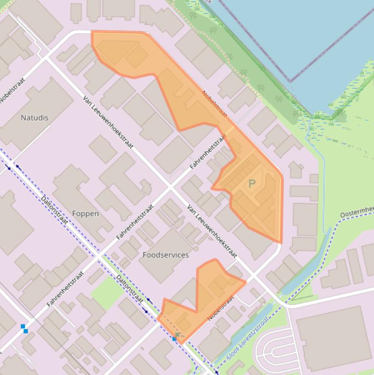 Kaart van postcodegebied 3846CE.