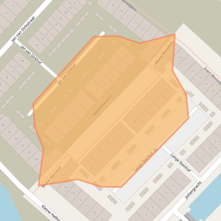 Kaart van postcodegebied 3846HC.