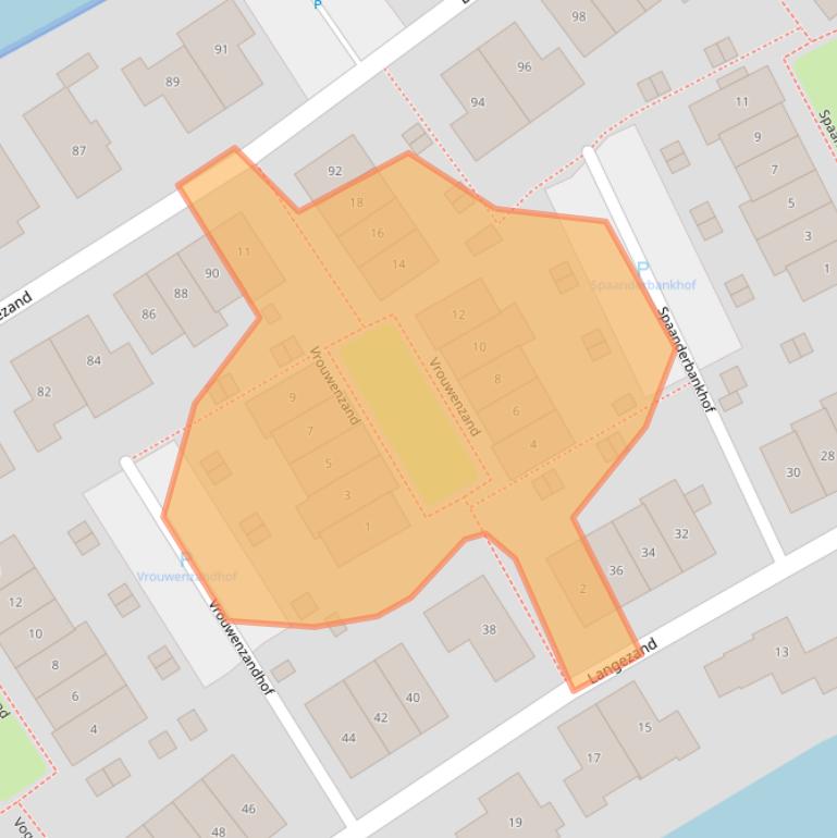 Kaart van postcodegebied 3846JL.