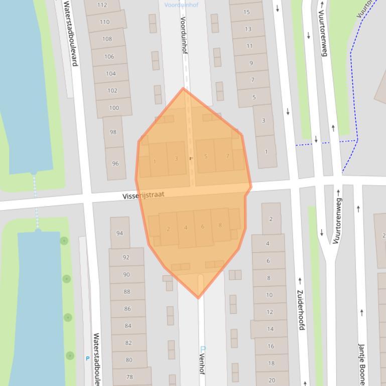 Kaart van postcodegebied 3846JR.