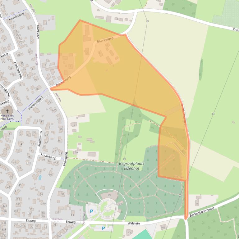 Kaart van postcodegebied 3849MV.