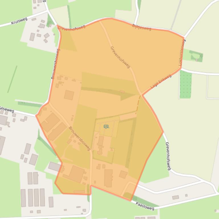 Kaart van postcodegebied 3849NG.