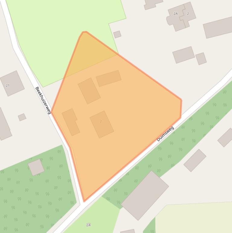 Kaart van postcodegebied 3849NR.