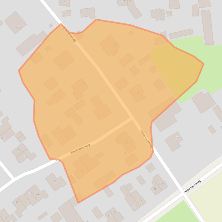 Kaart van postcodegebied 3849RJ.