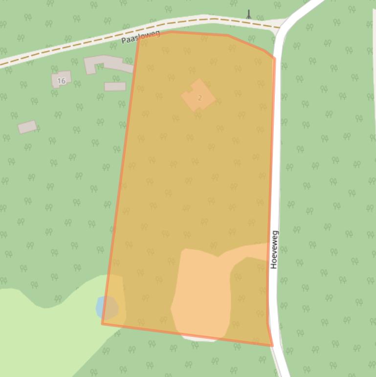 Kaart van postcodegebied 3849RR.