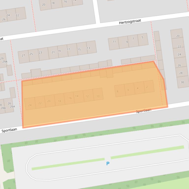 Kaart van postcodegebied 3851CD.