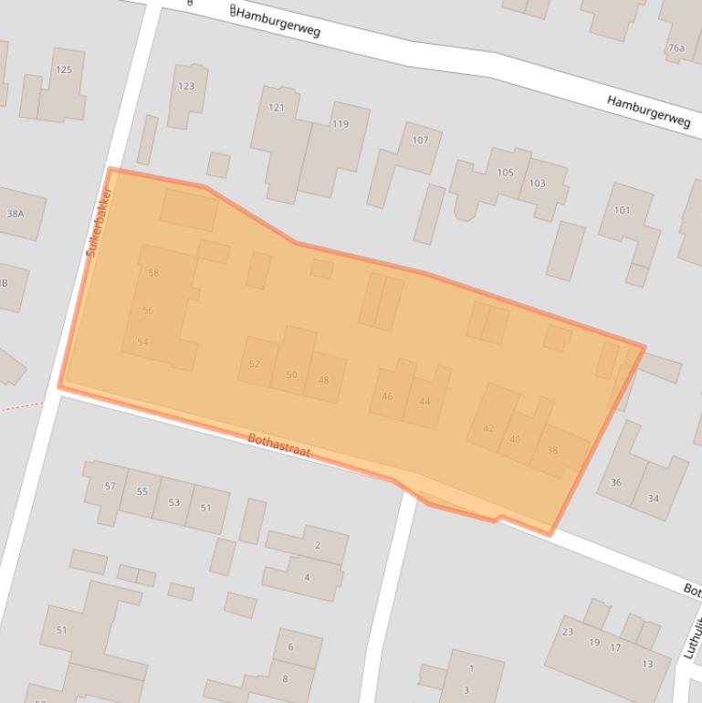 Kaart van postcodegebied 3851DR.